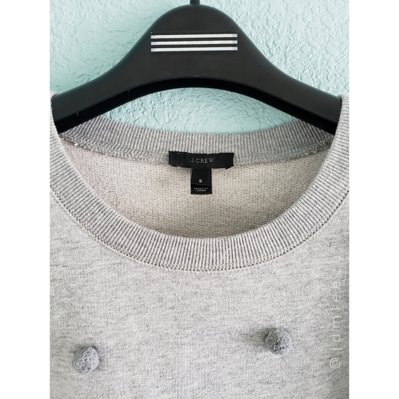 J.Crew | Pom Pom Crew Neck Sweatshirt - Picture 3 of 7